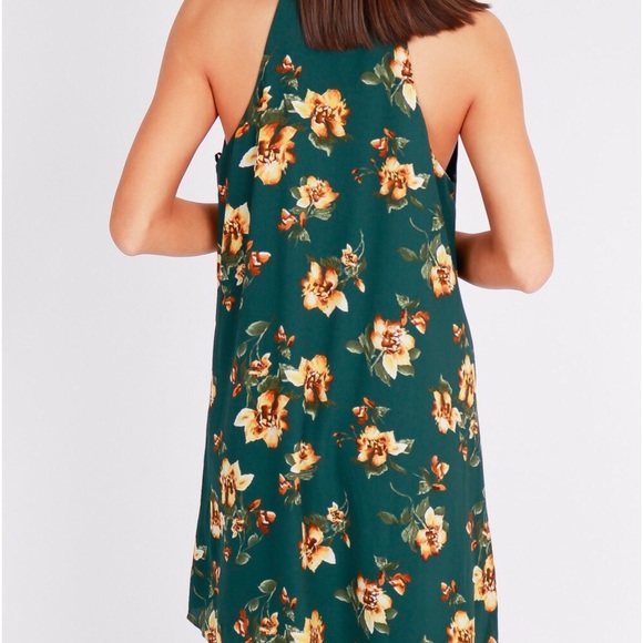 Sweet Wanderer / Blu Pepper Green Floral Dress - Picture 3 of 8